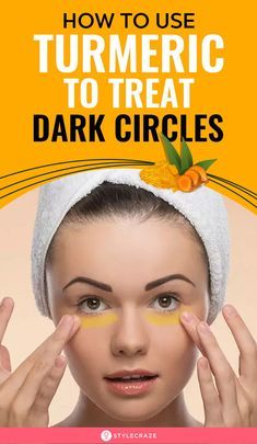 Dark Circles Around Eyes, Turmeric Paste, Beauty Myth, Brown Spots Removal