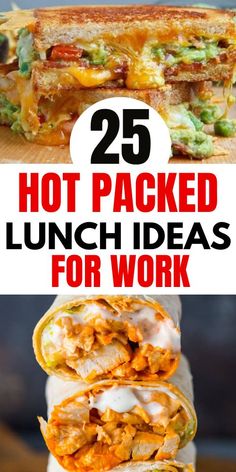 25 hot packed lunch ideas for work that are easy to make and great for the whole family