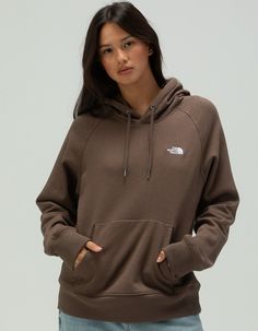 The North Face Evolution Hoodie. Embroidery On Left Chest. Front Pouch Pocket. Drawstring Hood. Fleece Lining. Cuffed Long Sleeves And Hem. 54% Polyester 46% Cotton. Cuffs & Hem: 49% Cotton 49% Polyester 2% Elastane. Hood Lining: 90% Cotton 10% Polyester. Pocket Lining: 90% Cotton 10% Polyester. Machine Wash. Imported.model Is Wearing A Size Small. Model Measurements:height: 5'7" Bust: 32abwaist: 23"hips: 34" Brown Northface, Hoodie Embroidery, Chino Pants Women, Wwe T Shirts, North Face Sweatshirt, Womens Hoodie, Boys Graphic Tee, Girls Graphic Tee, Girls Blouse