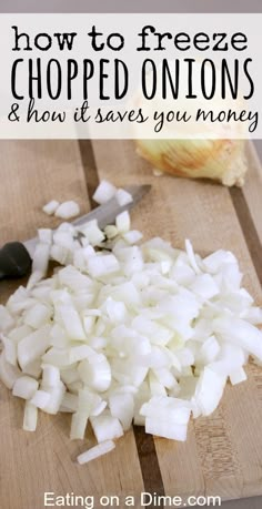 how to freeze chopped onions and how it saves you money