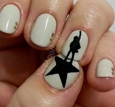 Hamilton nails Hamilton Makeup, Hamilton Nail Art, Hamilton Nails Designs, Hamilton Nails, Broadway Nails