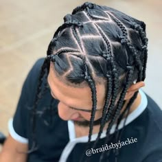 50 Sharp Pop Smoke Braids: Best Hairstyle Examples Bun Men, Single Braids Hairstyles, Man Braids, Black Boy Hairstyles, Box Braids Men, Latest Braided Hairstyles, Cornrow Hairstyles For Men