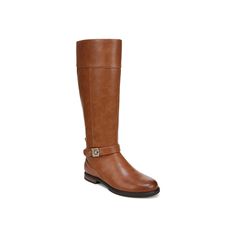 Dr. Scholl's-Hello Rider Wide Calf Riding Boot Look fashionable all day in the Dr. Scholl's Hello Rider riding boot. A wraparound strap with buckle detail stylizes this tall zipper boot, designed in a lightweight and flexible design that moves with you. Its fabric lining and topcloth reflect its sustainable craftsmanship, while its anti-microbial, anti-odor insole technology with cushioning, comfort, and support utilizing 15% cushy plant-based Bloom foam insole reflect its smart comfort. Click h Cozy Slippers Boots, Wide Calf Knee High Boots, Wide Calf Riding Boots, Shoe Size Chart Kids, Koolaburra By Ugg, Slouched Boots, Riding Boot, Zipper Boots, Wide Calf Boots