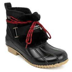 London Fog - Lfw - Willette-B - Black - 8 Gender: female.  Age Group: adult. Winter Duck Boots, Womens Duck Boots, Duck Boot, Cold Weather Boots, London Fog, Duck Boots, The London, Sophisticated Style, Winter Boots