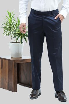 BLUEBIRD MEN'S BLUE SHEEN FORMAL TROUSER   Elevate your formal wear with the Bluebird Men's Blue Sheen Formal Trouser. Crafted for both comfort and style, these trousers are perfect for office meetings or special occasions, ensuring you look polished and sophisticated.  Features  Sleek blue sheen finish for a modern look  Tailored fit for enhanced silhouette  Wrinkle-resistant fabric for easy maintenance  Multiple pockets for convenience   Specifications  Brand: Bluebird  Color: Blue  Sizes Available: 30, 32, 34, 36, 38  Style: Formal   Material & Care  Material: 65% Polyester, 35% Viscose  Care: Machine wash cold, tumble dry low  Do not bleach  Iron on medium heat if needed    Legal Disclaimer:  The product is guaranteed to be 100% genuine. Product images are for illustrative purposes onl Look Polished, Style Formal, Product Images, Formal Wear, Blue Bird, Blue Man, Color Blue, Sleek, Trousers