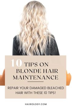 Dose your blonde hair look like it need some TLC? If so, then you need to try out these best products for blonde hair! | Bleached hair | Bleached hair repair | Hydrating hair mask | Hair Products For Blonde Hair