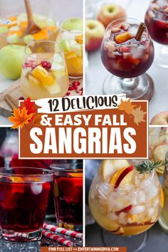 12 Of The Best Fall Sangria Recipes | Cocktails Fall Drink Party, Sangria Mixed Drinks, Honey Crisp Sangria, Chardonnay Sangria Recipes, Classic Sangria Recipes, Fall Drink For Party, Fall Harvest Sangria, Fall Mimosa Bar Ideas Brunch Party, Bridal Party Getting Ready Drinks