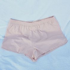 Brand New With Tags Pink Victoria's Secret Light Pink Shorts Size Xl Shorts Have Built In Panties Color Is A Very Light Pink Almost Peachy Summer Workout Short Pants, Short Workout Pants For Summer, Summer Workout Pants With Short Legs, Fold Over Yoga Pants, Athletic Shorts Women, Light Pink Shorts, Very Light Pink, Pink Activewear, Girly Girl Outfits