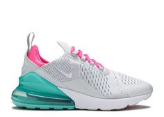 Wmns Air Max 270 'South Beach' - Nike - AH6789 065 - pure platinum/pink blast/aurora/white | Flight Club Cute Air Maxes, Pink Air 270s, Preppy Air Max 270, Nike Shoes Air Max 270, Nike Air Max 270 Colorful, Air Max 270 Pink And Orange, 270 Air Max Shoes, Nike Air Max 270 Ponk, Nike 270