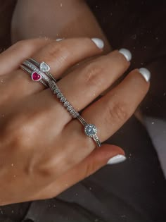 Anello Pandora, Pandora Birthstone Rings, Minimalistic Rings, Cute Promise Rings, Classy Jewelry, Pretty Bracelets, Pandora Bracelets, Girly Jewelry