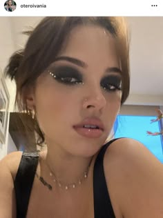 Midnights Album, Funky Makeup, Taylor Swift Aesthetic, Euphoria Makeup, Rhinestone Makeup, Prettiest Celebrities, Rave Makeup, Swag Makeup, Eye Makeup Designs