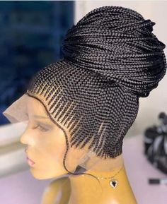 Cornrows With Box Braids, Buy Wigs, African Braids, Wig Making, Braids Wig