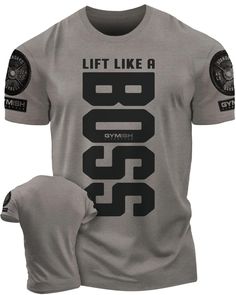 Lift Like A Boss Workout T-Shirt, Funny Gym Shirts, Lifting T-Shirt, Deadlift – Gymish Gym T-shirt With Letter Print And Short Sleeves, Sports T-shirt With Sublimation Print And Crew Neck, Athletic Heather Short Sleeve T-shirt For Training, Athletic Heather T-shirt With Logo For Sports Season, Short Sleeve Cotton T-shirt For Workout, Gray Moisture-wicking Short Sleeve T-shirt, Athletic Heather Graphic Tee With Print, Athletic Heather Graphic Print T-shirt, Athletic Fit Crew Neck T-shirt For Athleisure