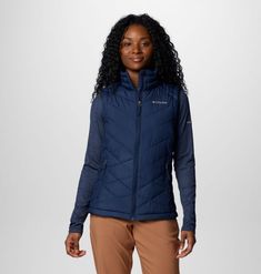 Stay warm to the core. The perfect outer layer for chilly weather, this vest combines synthetic insulation, thermal-reflective lining, and light-rain-repellent tech to keep you toasty and dry. Parka Vest, Lightweight Vest, Snow Jacket, Plus Size Shopping, Vest Shirt, Chilly Weather, Womens Fleece, Mens Fleece, Water Resistant Fabric