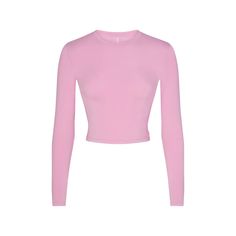 Brand New! Material Is 94% Micro Modal, 6% Spandex. Cute Dress Outfits, Cotton Sleepwear, Cropped Long Sleeve, A Dream Come True, Pink Long Sleeve, Basic Outfits, Dream Come True, Sleepwear Women, Bubble Gum