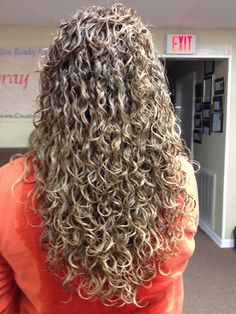 Beautiful long perm Perm For Long Hair, Curl Perm, Hair Perms, Wavy Perm