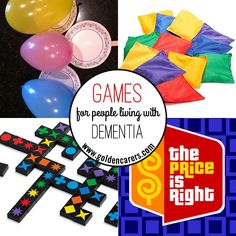 Sensory Games For Adults, Fun Games For Seniors Nursing Homes, Alzheimer's Activities, Games For Seniors, Assisted Living Activities, Memory Issues, Memory Care Activities, Senior Living Activities, Nursing Home Activities