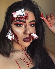 Hallowen Schminke, Crazy Halloween Makeup, Pelottava Halloween, Teknik Makeup, Halloweenský Makeup, Holloween Makeup, Creepy Makeup, Creepy Halloween Makeup, Cute Halloween Makeup