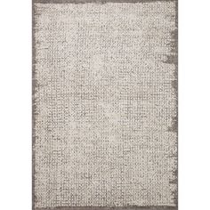 a white and gray rug on a white background