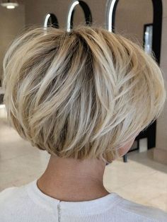 Kort Bob, Κούρεμα Bob, Short Bobs, Stacked Bob, Hairstyles For Fine Hair, Cute Haircuts, Bob Haircut For Fine Hair