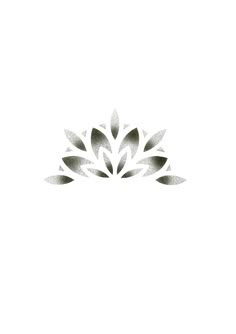 a black and white photo of a flower on a white background with the words,