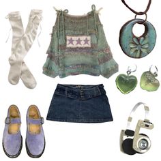 Old Indie Outfits, Casual Outfit Inspiration, 2000s Fashion Outfits, Really Cute Outfits, 2000s Fashion, Lookbook Outfits, Retro Outfits