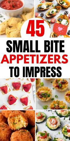 small bite appetizers to impress