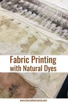 fabric printing with natural dyes is an easy way to keep your bed linens fresh