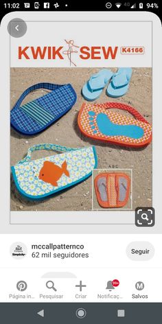 an image of some sandals and slippers on the app store's iphone screen