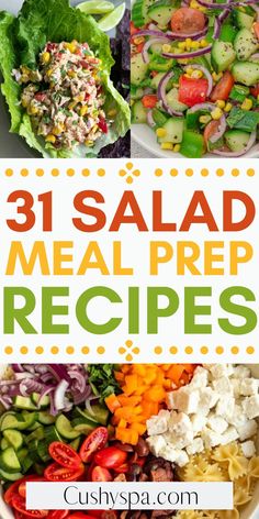 31 salad meal prep recipes that are easy to make and delicious for the whole family