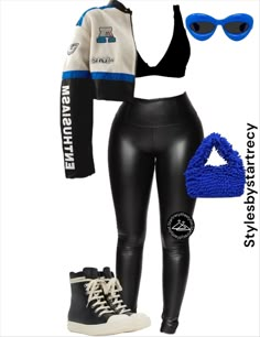 Outfit Ideas Fashion, Fur Top Outfit Black Women, Outfit Ideas Birthday, Outfit Ideas For Concert Night, Baddie Blue Outfits, Cute Outfits From Shein, Streetwear Fashion Black Women, Baddie Outfit Ideas, Shein Baddie Outfits Night Out