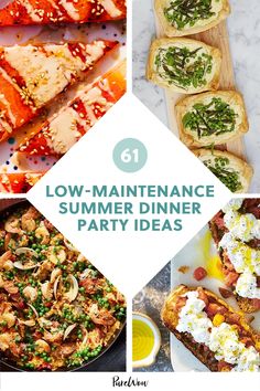 six low - maintenance summer dinner party ideas