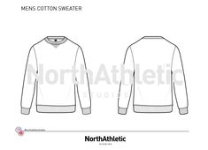 the north atlantic men's cotton sweater is shown in black and white, as well as