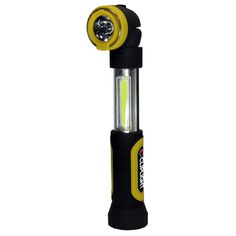 a flashlight that is on top of a white background