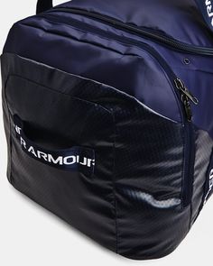 a close up of a bag on a white surface with the word armouft printed on it