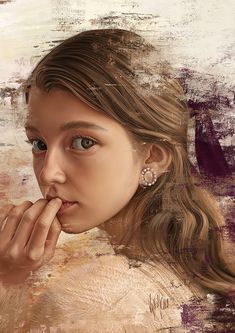 Amazing Procreate Tutorials and Illustrations By Vincent Chu - 3 Step By Step Portrait, Portrait Procreate, Free Procreate, Procreate Art