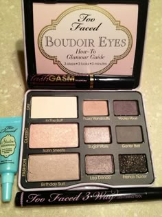 2018 Makeup, Makeup Stuff, Makeup Tricks, Too Faced Makeup, Kesha, Boom Boom, Kiss Makeup, Eye Palette