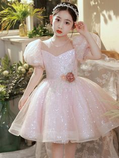 Party Dress Birthday, Elegant Girls, Ball Gown Dress, African Dresses For Kids, Dress Ball Gown, Line Dresses