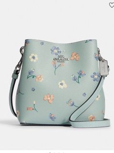 Cute Purses Handbags Casual, Cheap Light Blue Shoulder Bag For Shopping, Coach Handbags Mini, Coach Pillow Tabby 26 Aqua, Cheap Blue Square Shoulder Bag, Coach Purses On Sale, Tas Coach, My Style Bags, Girly Bags