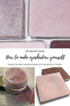 Homemade Eyeshadow, Diy Eye Shadow, How To Make Eyeshadow, Diy Eyeshadow, Trendy Eyeshadow