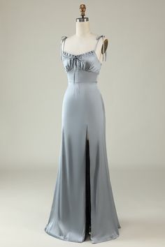 Classic Match: Whether you are dressing for a wedding party, prom,evening party or other formal party, this sophisticated long maxi prom dress will be your lovely partner. Fabric: Polyester, highlighting feminine morbidezza and grace Tips: Recommended hand wash seperately in cold water, dry clean is also available. Slate Grey Dress, Grey Dresses Formal, Grey Dress Bridesmaid, Grey Dress Formal, Light Gray Bridesmaid Dresses, Grey Formal Dress, Light Grey Bridesmaid Dresses, Gray Bridesmaid Dresses, Grey Bridesmaid Dress