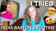 India Batson Curly Hair, Lady Locks, Curls Hairstyles, Oh My Goodness, Natural Curls Hairstyles, Hair Routine, Deep Conditioner, Hair Routines, Hair Journey