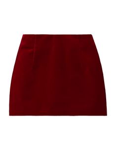 Vera Mini Skirt in Red Velvet High waisted mini skirt in Italian velvet with front and back darts. Made from Italian cotton velvet Side Invisible Zip Style ID SK1VR Made In London Size and Fit: XS-S-M-L-XL Designed for a tailored slim fit True to size Short length Mid-weight, non-stretchy fabric More questions? Visit our international size guide. Product Measurements: Size XS: Waist 66 cm, Hips 92 cm, Length 40 cm Size S: Waist 68 cm, Hips 94 cm, Length 40 cm Size M: Waist 70 cm, Hips 96 cm, Length 40 cm Size L: Waist 72 cm, Hips 98 cm, Length 40 cm Size XL: Waist 78 cm, Hips 102 cm, Length 40 cm Details and Care: Body: 100% cotton Lining: 100% cupro Dry clean only Monsters Costumes, Dark Red Skirt, Red Velvet Skirt, High Waisted Mini Skirt, Burgundy Skirt, Valentino Red, Red Mini Skirt, Red Skirt, Velvet Skirt