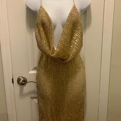 Never Worn, New Without Tags Gold New Years Dress, Metallic Gold Dress, Gold Sequin Dress, Gold Sequin, Gold Dress, Sequin Dress, Fashion Nova, Gold Metal, Colorful Dresses