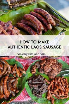 how to make authentic laos sausage