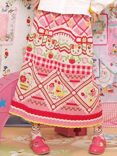 Pink Japanese Fashion, Kitschy Clothes, Cat Outfit, Knitted Skirt, Funky Outfits, Kawaii Fashion Outfits, Alt Fashion, Really Cute Outfits, Kawaii Clothes