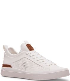 From Steve Madden&#x2C; the Men's Oasys Lace-Up Sneakers feature:Synthetic nubuck perfed upperFunctional lace closure with slip-on neoprene sockNeoprene liningRubber outsoleImported. White Dress Sneakers, Dress Sneakers, White Sneakers Men, Trainers Fashion, Mens Fashion Shoes, Athletic Fashion, Dillard's, Fashion Sneakers, Lace Closure