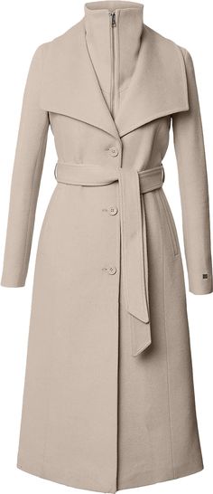 Designed with a large lapel collar+bib and collar, the Ilana by Soia and Kyo is a dramatic trench-style coat hitting at the knees. Made from classic wool, it also features a single-button front closure and a removable tie belt so you can adjust your look. Fully lined with welt pockets. Features. • Large lapel collar. • Single-breasted button front closure. • Removable tie belt. • Bib and bib collar in shell with Ykk 1-way metal zipper front closure. • Angled welt pockets. • Fully lined. • Slim Fit: Tailored fit that hugs your silhouette. • Knee-length. Size and Fit. • The model is 5'8"/173cm and wears a size XS. • Coat length from shoulder to hem: 46''/116cm. Composition and Care Instructions. • Shell: 55% Wool, 40% Polyester, 5% Other fibers. Lining: 100% Polyester. • Dry clean only. Cove Bib Collar, Collar Jacket, Metal Zipper, Lapel Collar, Tie Belt, Wool Coat, Front Zipper, Knee Length, Jackets For Women