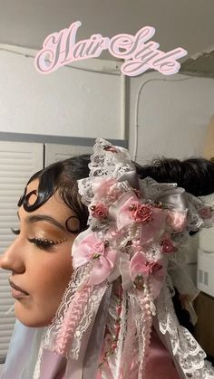 MOÑOS DE MI NIÑEZ on Instagram: "Minimalist hair with maximalist bows 🎀 🧸🎠 #coquette #ideas #ribbon #falltrends #diy #hair" Egirl Hair, Chicana Aesthetic, 2023 Minimalist, Instagram Minimalist, Bows Coquette, Diy Clothes Hacks, Minimalist Hair, Princess Core, Bow Hairstyle