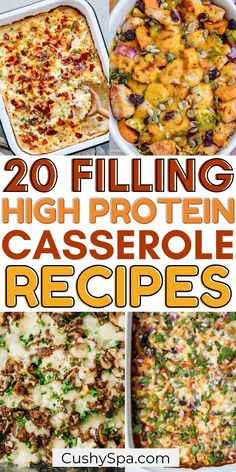 20 filling high protein casserole recipes that are easy to make and delicious for the whole family